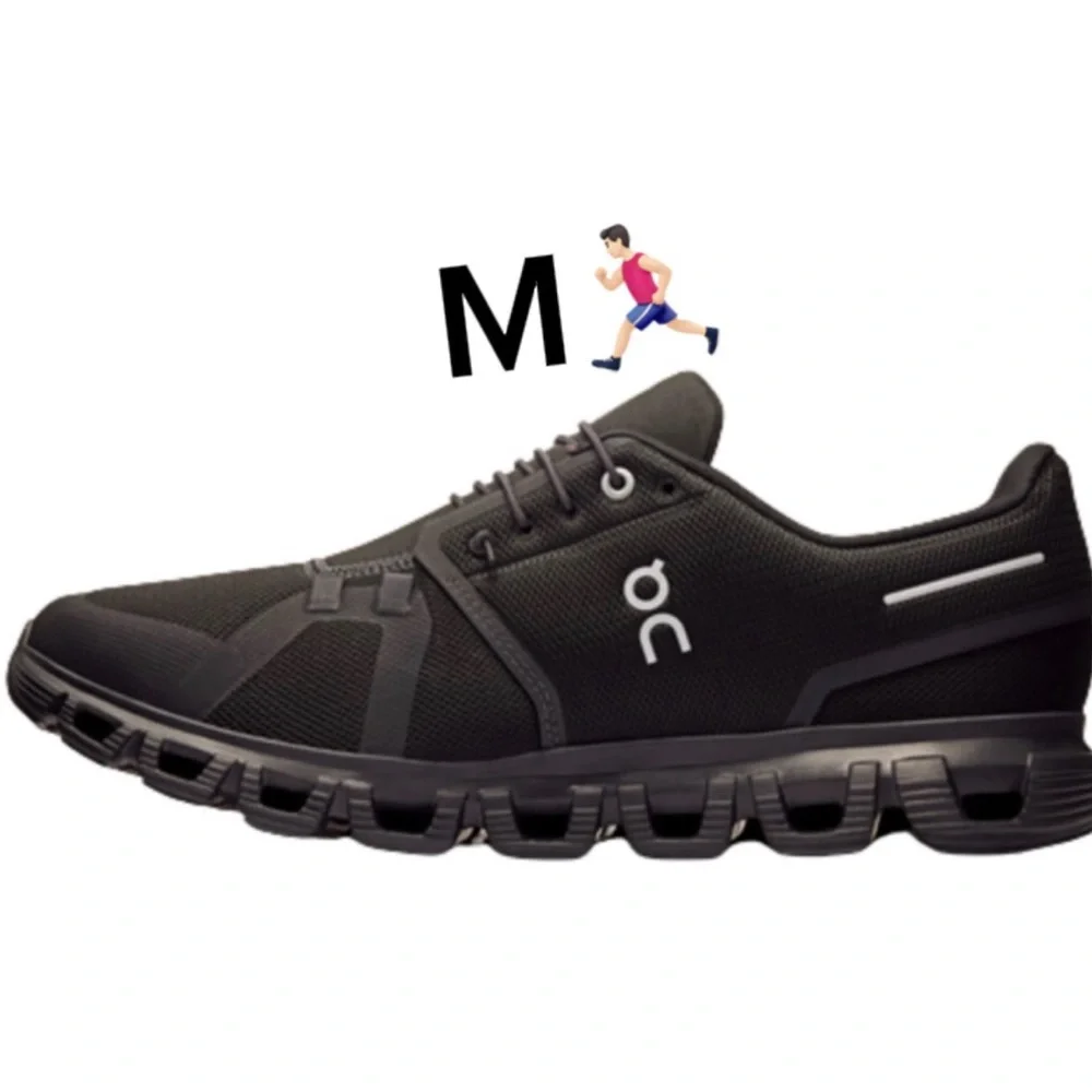 On Running Cloud 6 MEN’S Black Sneakers 🏃♂️🏃♀️ SIZE 11.5 - Picture 1 of 6